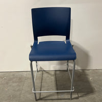 Rio 24 " Counter Stool Plastic Blue