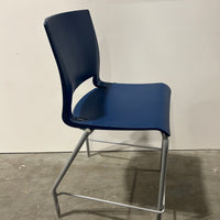 Rio 24 " Counter Stool Plastic Blue