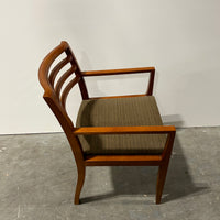 Haworth Condor Side Chair Woodframe Brown Seat