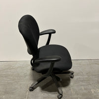Haworth Improv Fixed Arms Black