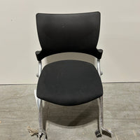 SITONIT Relay Nester Black Fabric Seat Armless