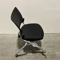 SITONIT Relay Nester Black Fabric Seat Armless