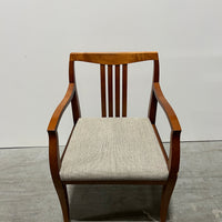 Haworth Wooden Chair Grey Seat