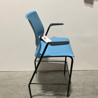 SITONIT Lumin Fixed Arms Stool Blue