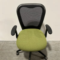 Nightengale MXO Fixed Arms Green Fabric Seat