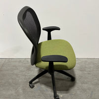 Nightengale MXO Fixed Arms Green Fabric Seat