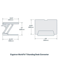 Workfit-T: Desktop Sit-Stand Converter