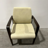 Spec Cooper Chair Woodframe Beige Leather