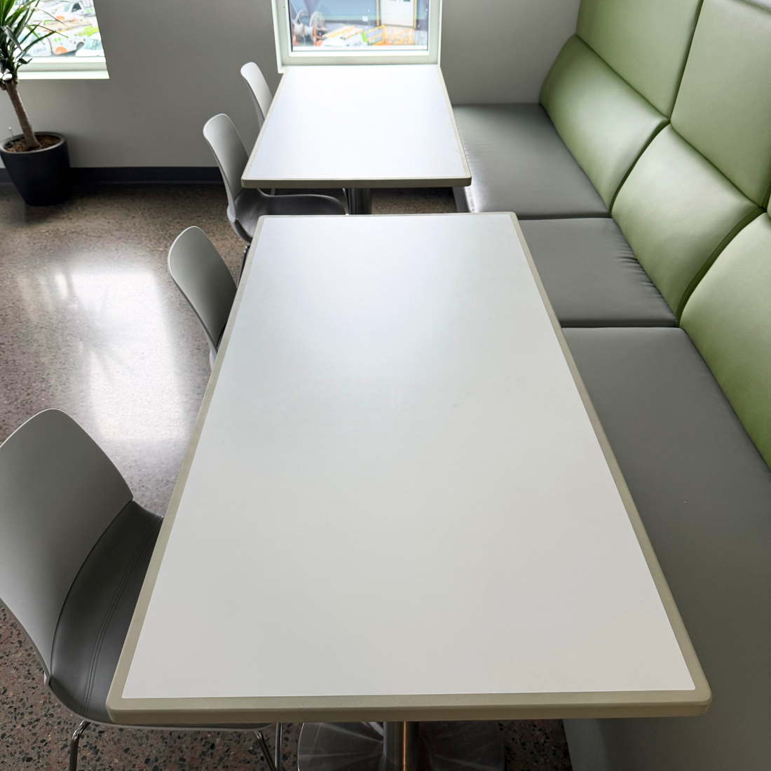 Surface Works Table with Krug Chit Chat Bases