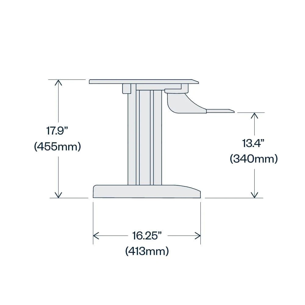 Workfit-Z: Desktop Mini Standing Desk Converter