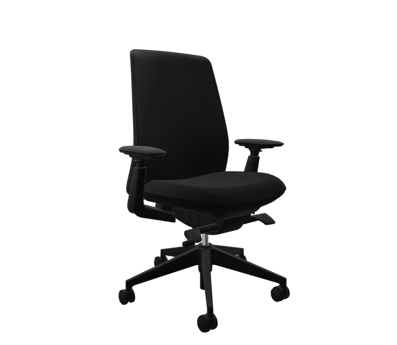 Soji office chair best sale with 4d arms