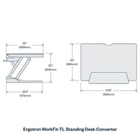 Workfit-TL: Desktop Sit-Stand Converter